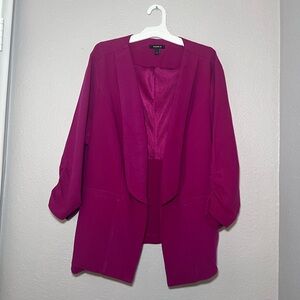 Torrid Women's Blazer in Vibrant Pink